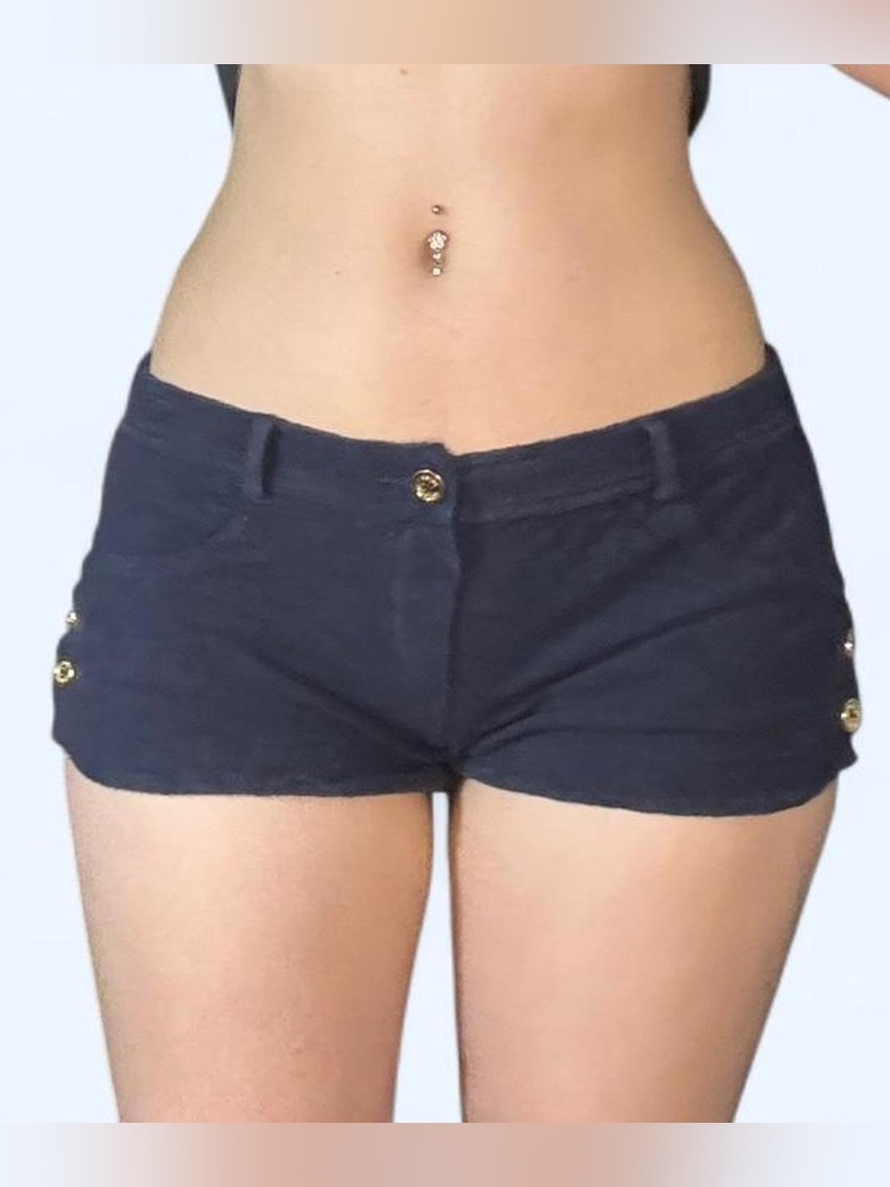 Juicy Couture Navy Terry Cloth Shorts S